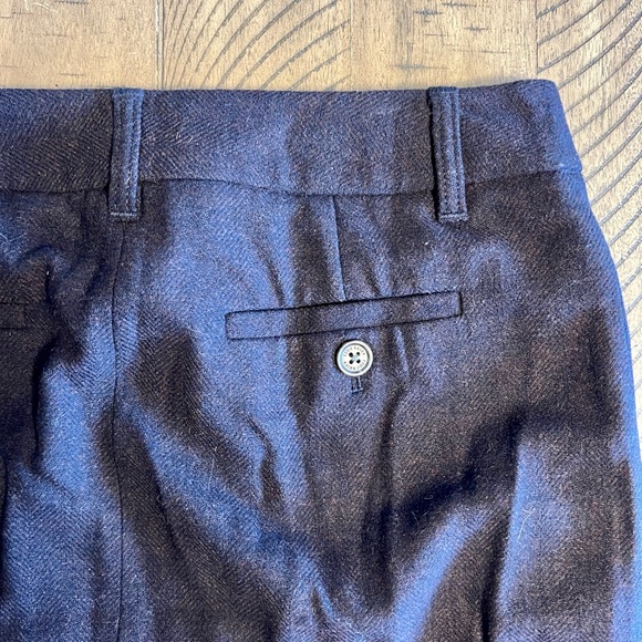 Eddie Bauer fully lined wool skirt sz 4 purple - Picture 4 of 4